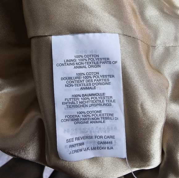 J.Crew Icon Trench Coat Size 8 - Picture 7 of 8